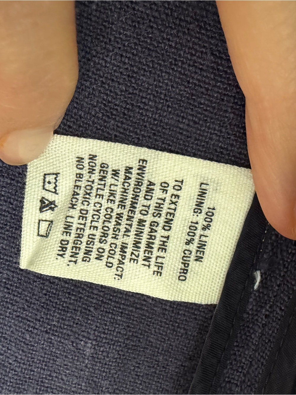 Women’s Alex Mill Navy Button-Up Lightweight Shirt Jacket - Picture 6 of 7